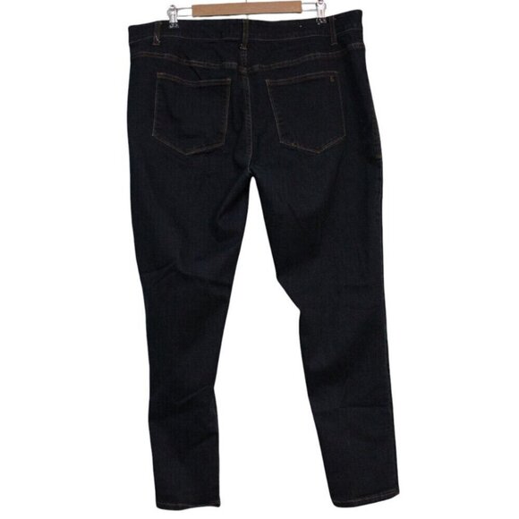 LuLaRoe Jeans Size 40 High Rise Stretch Dark Wash Denim Comfort Waist Slimming - Picture 7 of 12